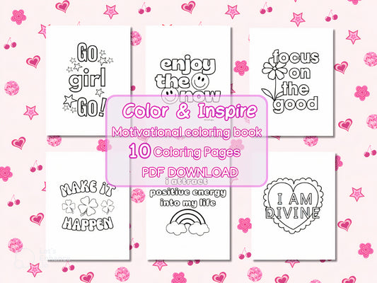Color & Inspire Coloring book