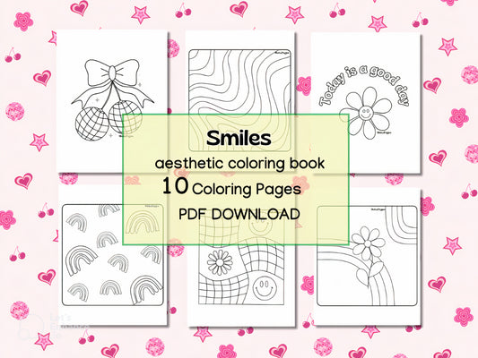 SMILES COLORING BOOK